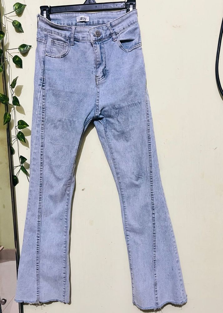 Light Wash Flare Jeans