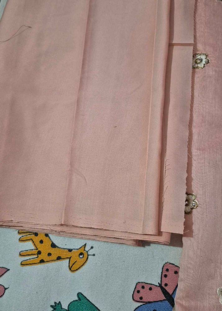 Light Pink Dress Material