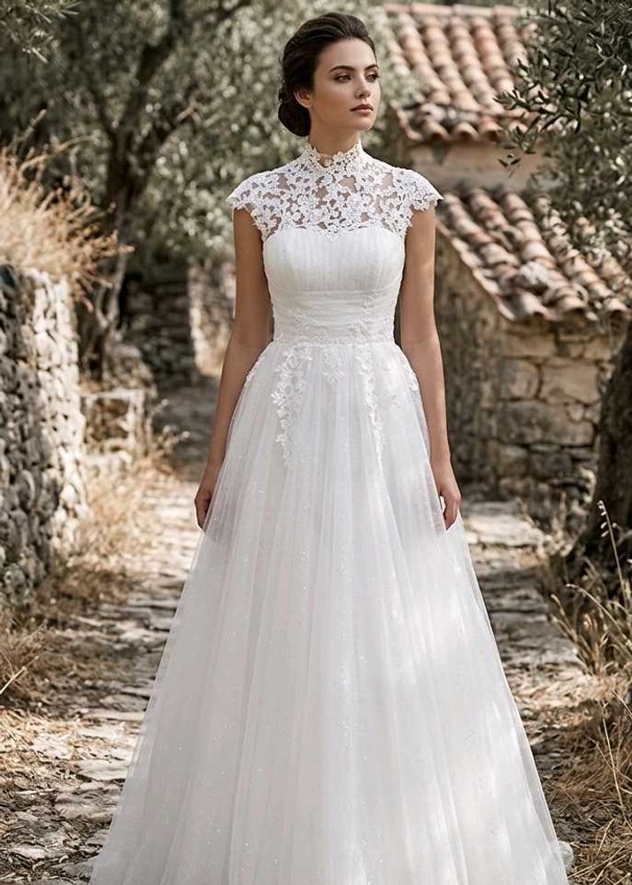 Elegant White Gown