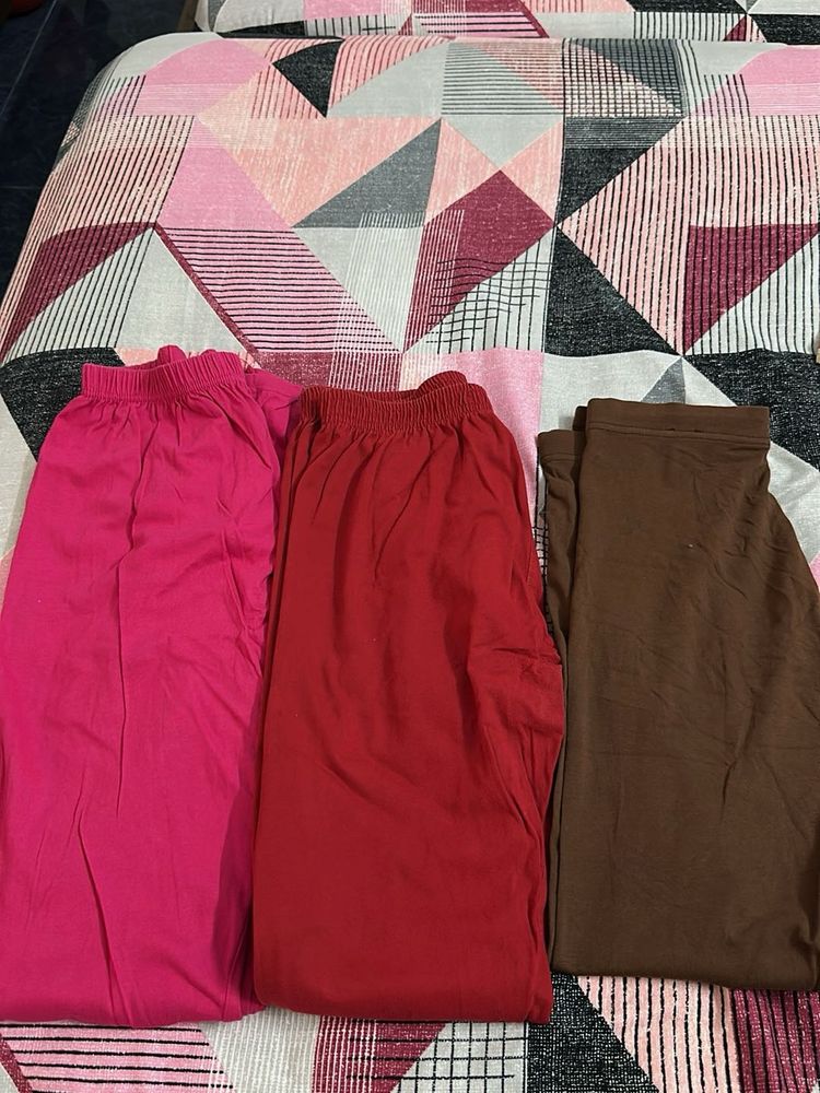 3 Pairs Comfortable Leggings