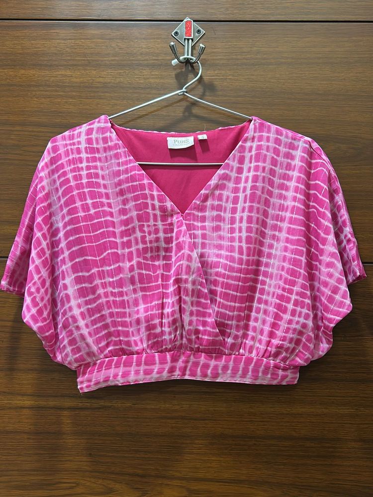 Pink Crop Top