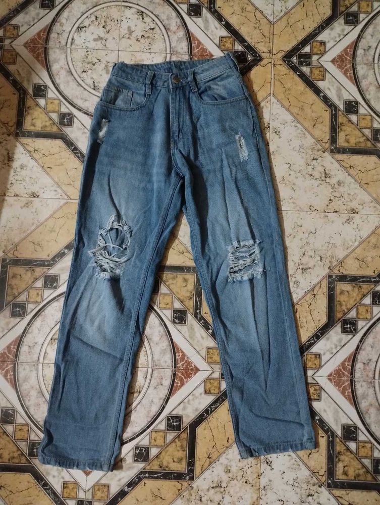 Brand New High Waisted Distressed Jeans For Women