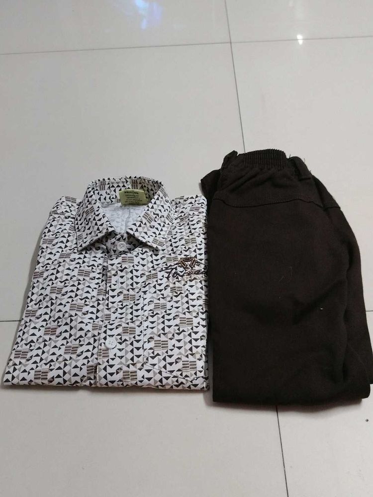 Boys Shirt &amp; Pant Set