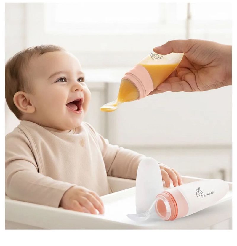 Baby Food Squeeze Spoon Feeder