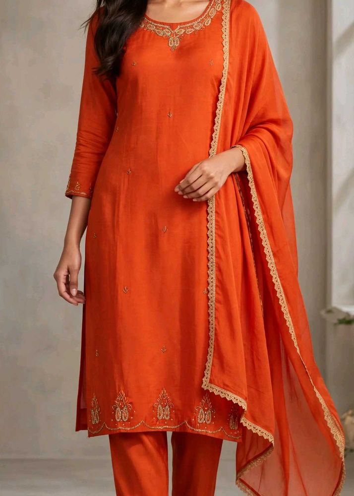 hand Embroidered  Kurta Set..fix price