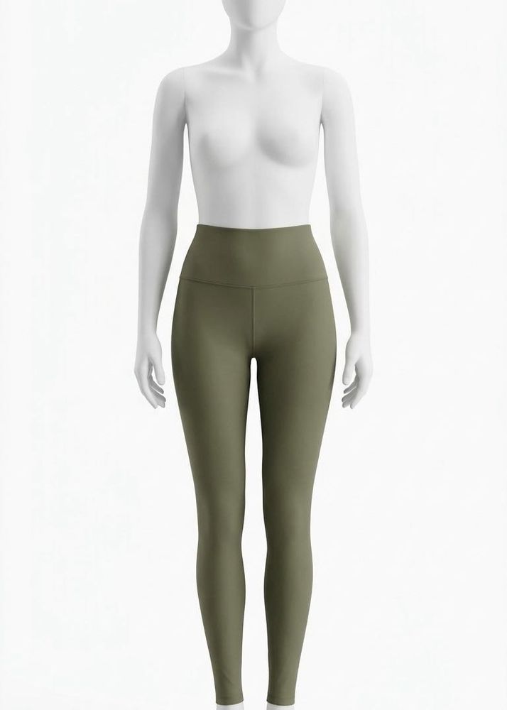 UNIQLO High Waisted Olive Green Leggings