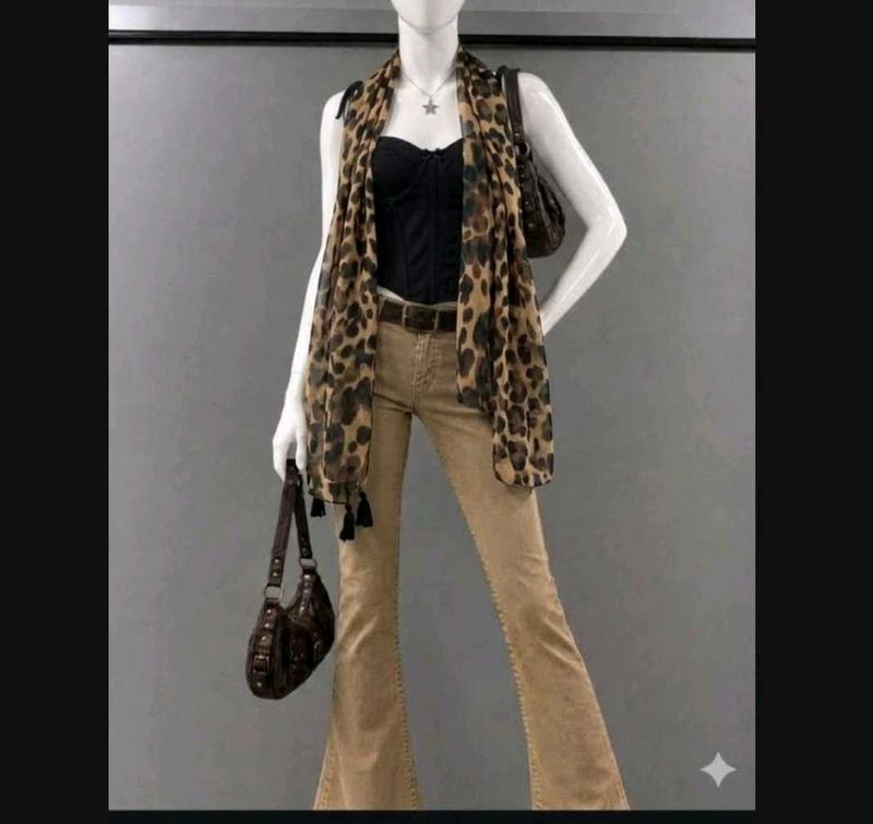 Leopard Print Scarf