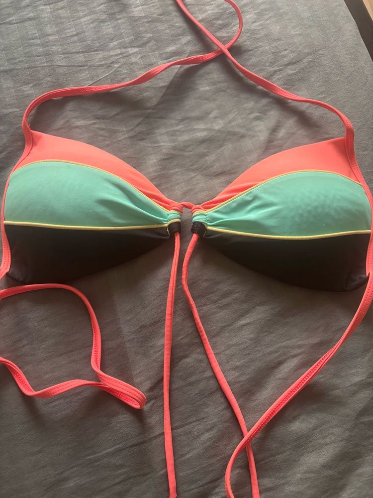 Colorblock Bikini Top