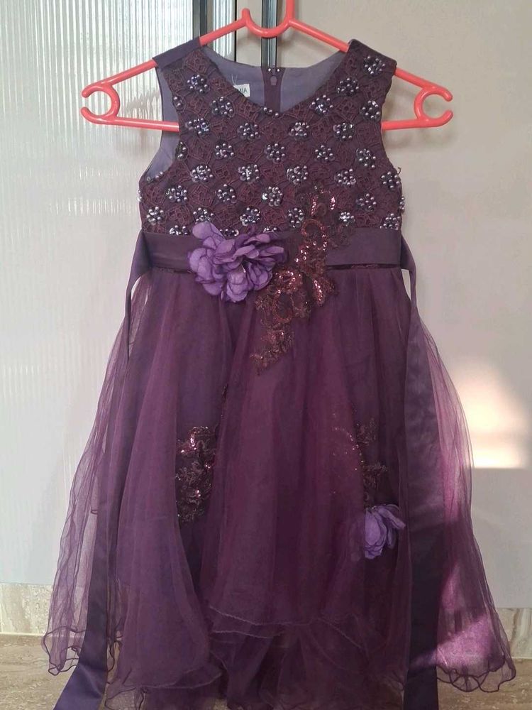 Purple Party Dress