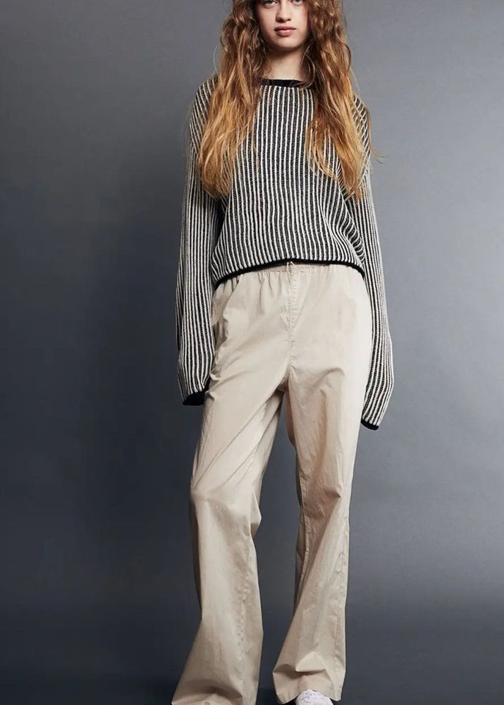 Beige Trousers