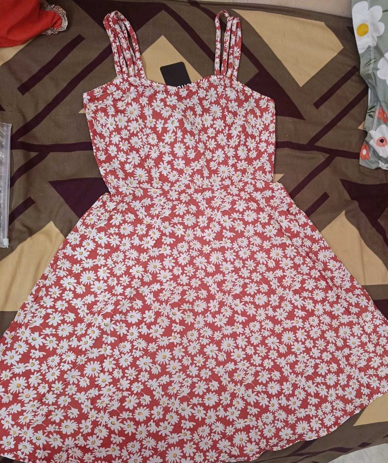 Cute Floral Mini Dress