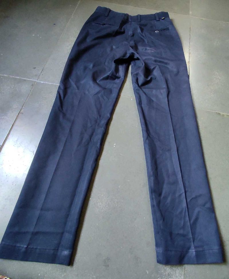 Navy Blue Casual Trousers