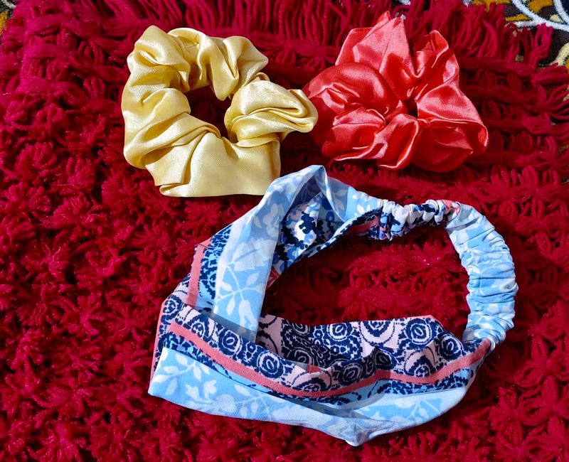 Scrunchie &amp; Headband Set