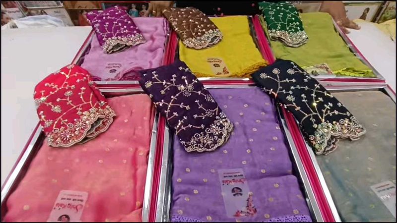 Embellished Silk Sarees Collection