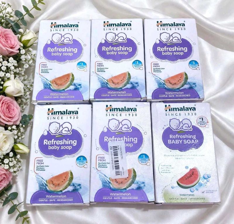 Himalaya Refreshing Baby Soap Watermelon Pack Of 6