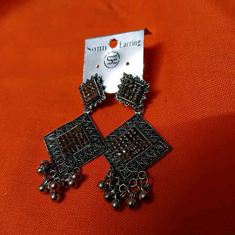 Square Dangle Earrings