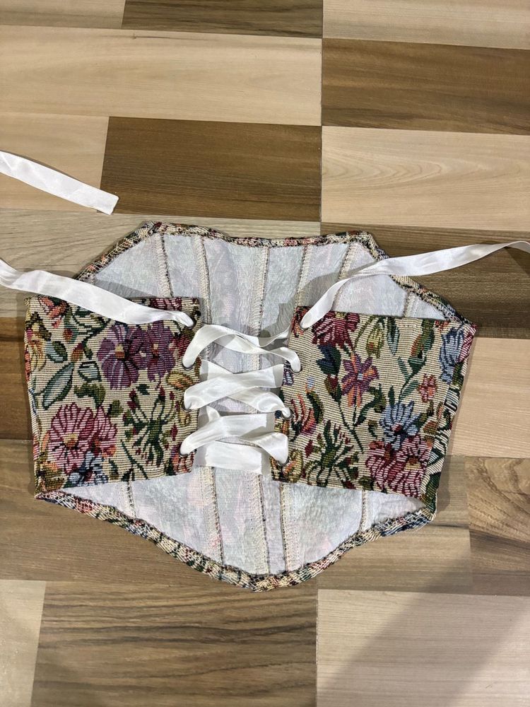 Floral Corset Top