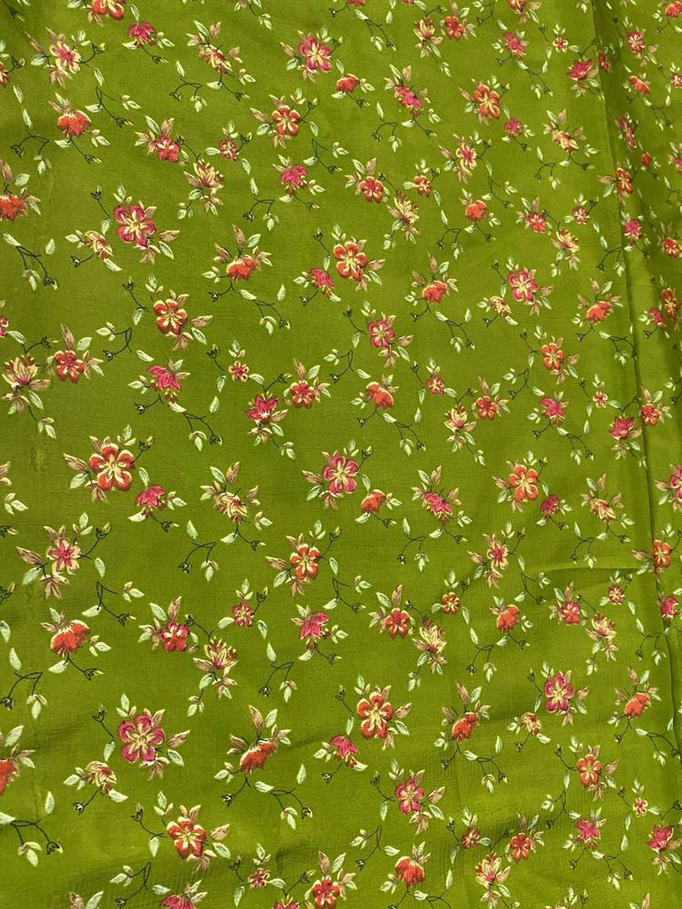 Floral Print Dress Material