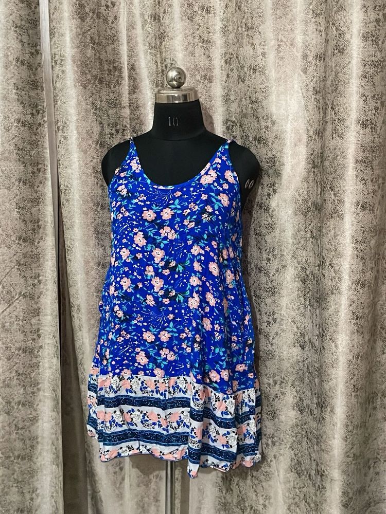 Boho Floral Print Sundress