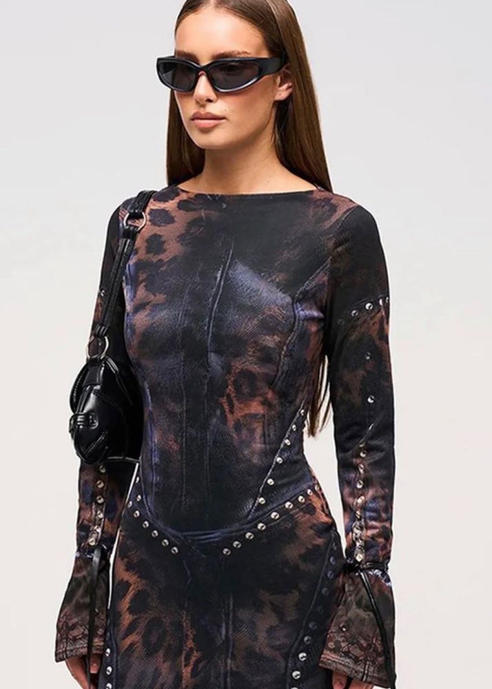 🐆Long Sleeve Bodycon Dress