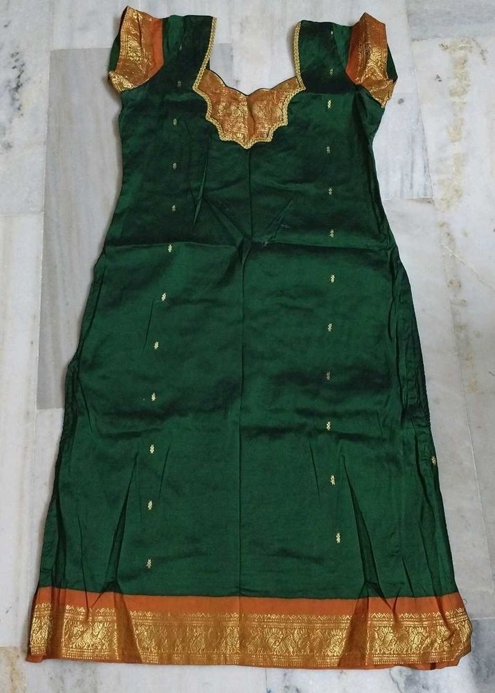 Green &amp; Gold Kurta