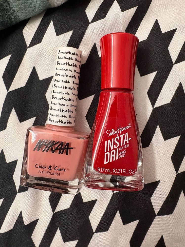 Nykaa &amp; Sally Hansen Nail Polish Set