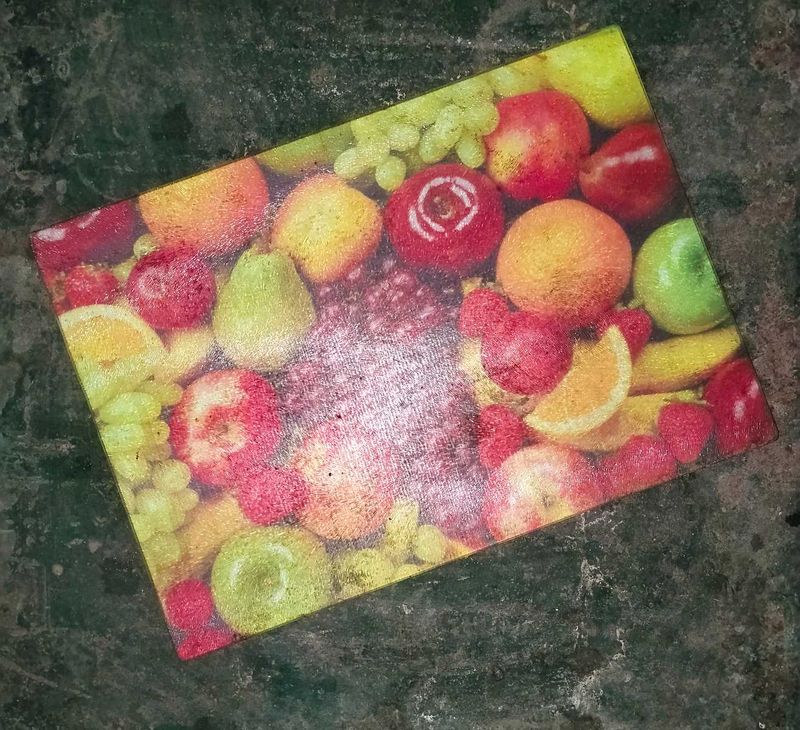 Vibrant Fruit Cutting Board