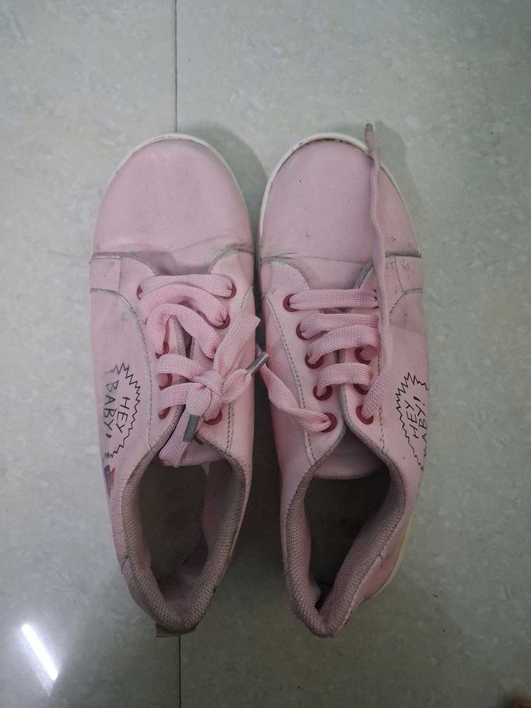 Cute Pink Sneakers