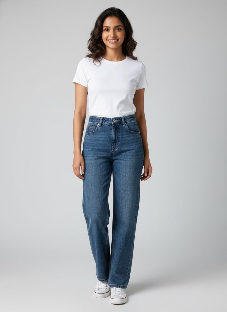 VintageBlue Washed Jeans