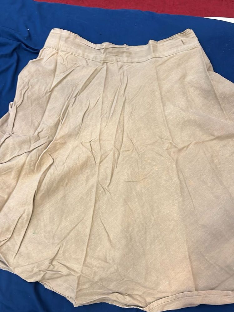 Wrap Around Beige Skirt