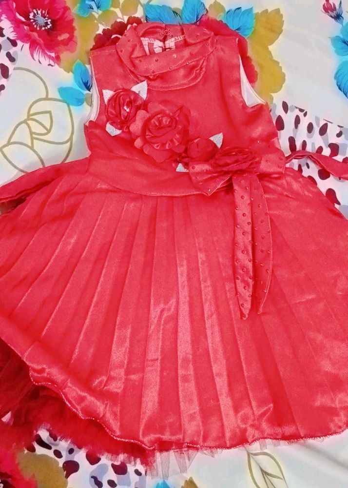 Adorable Red Party Dress