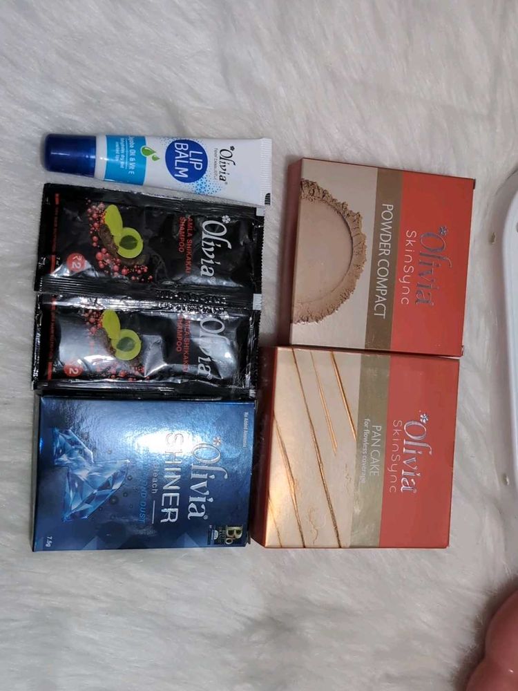 Makeup Compact, Pan Cake, Bleach, Balm ,