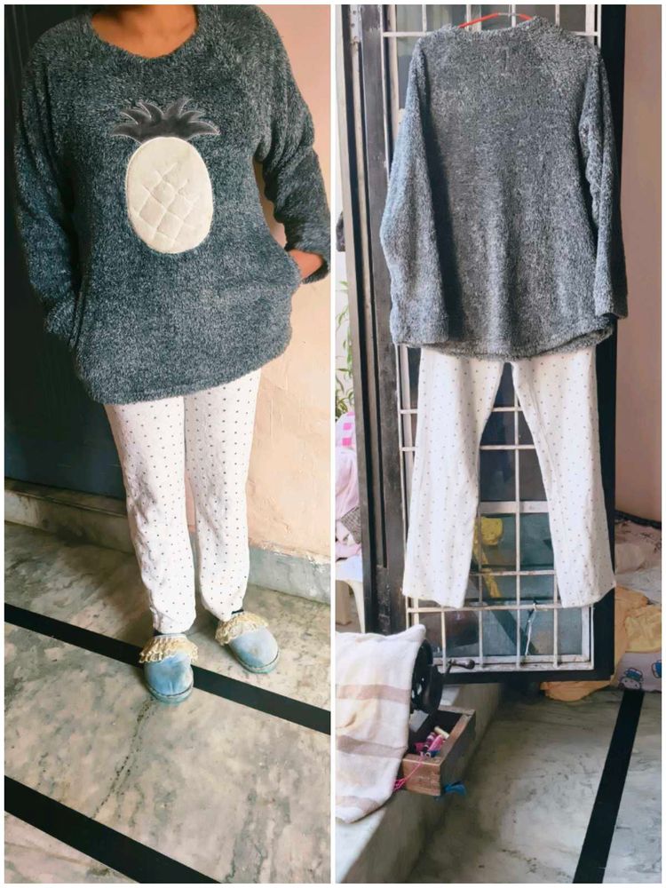 Very Beautiful Woolen Night Suit