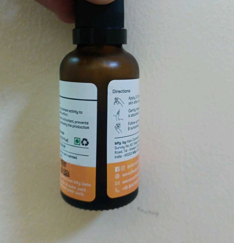 decontruct vitamin C face serum