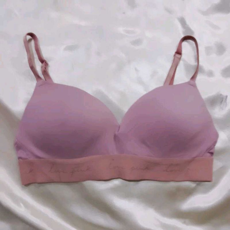 Pink Wireless Bra