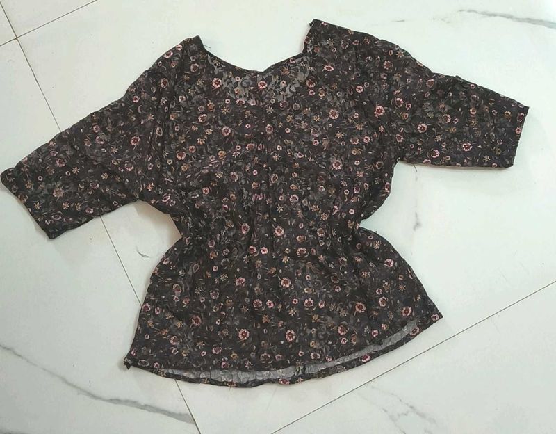 Floral Print Top