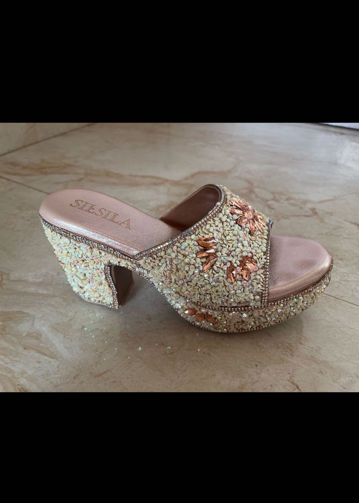 Embellished Ethnic Slides