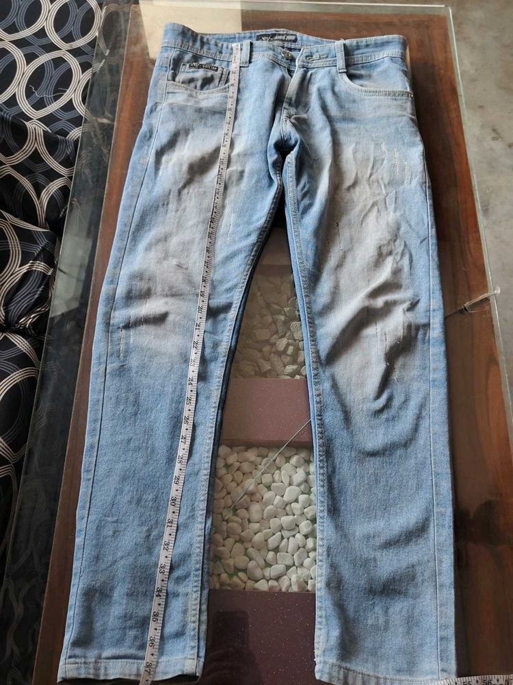 Light Wash Denim Jeans