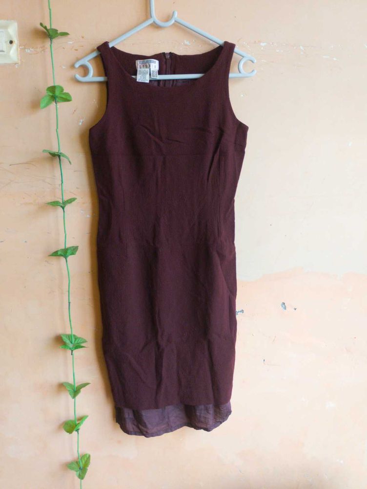 ❤️Elegant Sleeveless Maroon Dress❤️