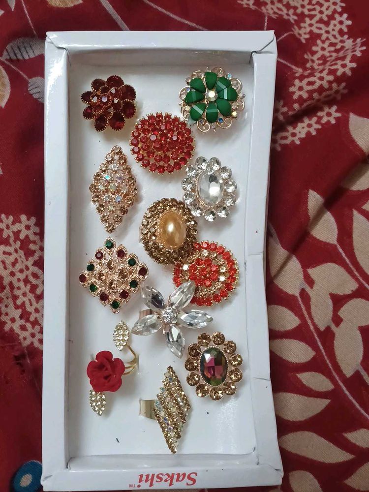 Fashion Rings -Set of 12