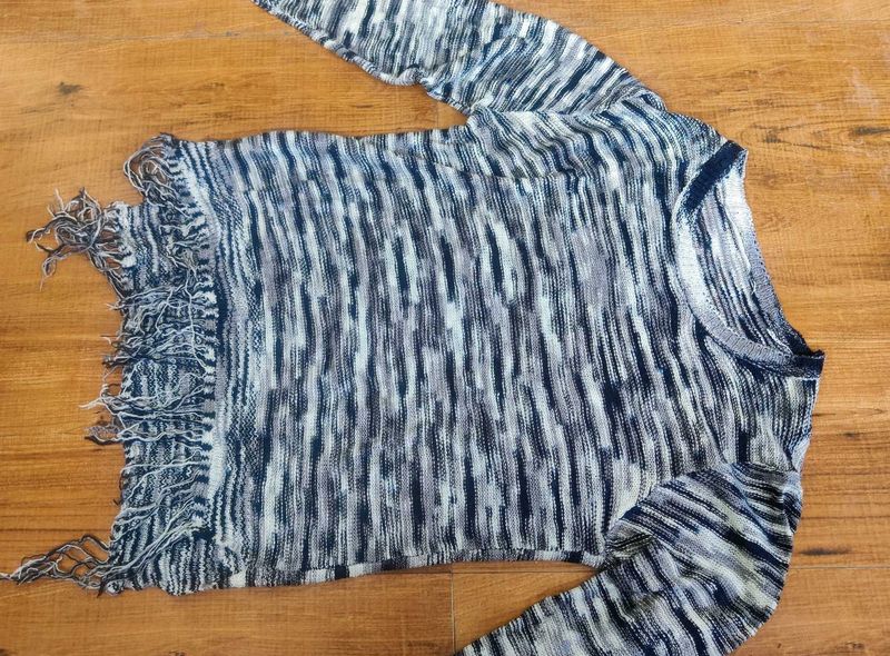 Women Winter Side Cut Design Sweater
