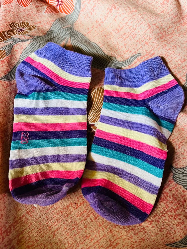 Striped Ankle Socks