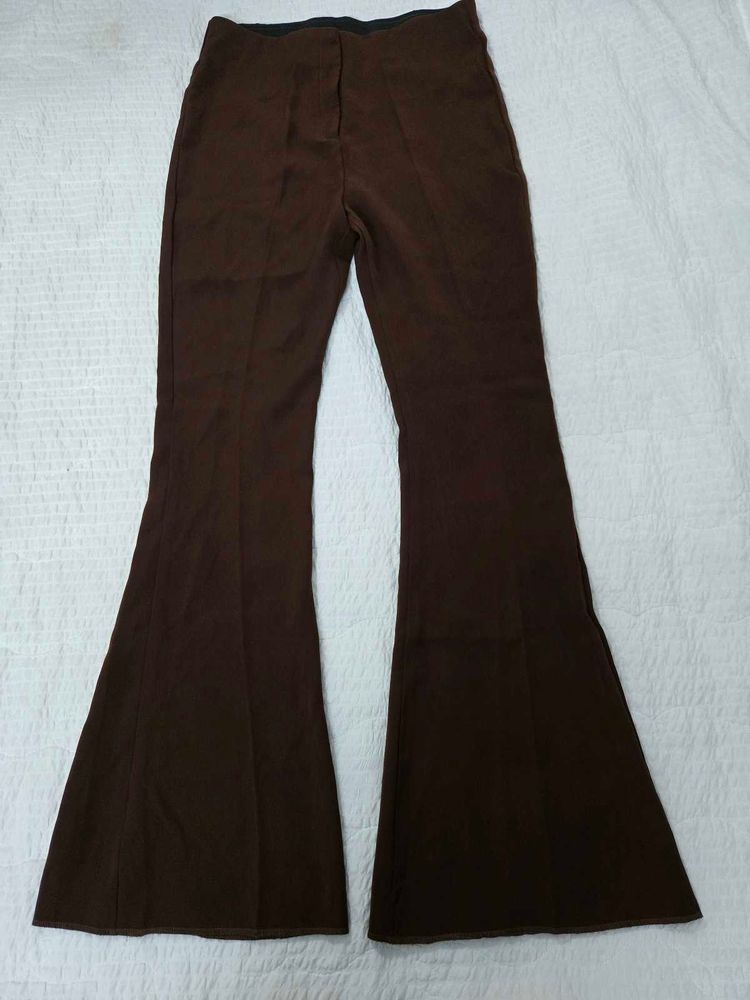 Brown Flared Pants waist 30