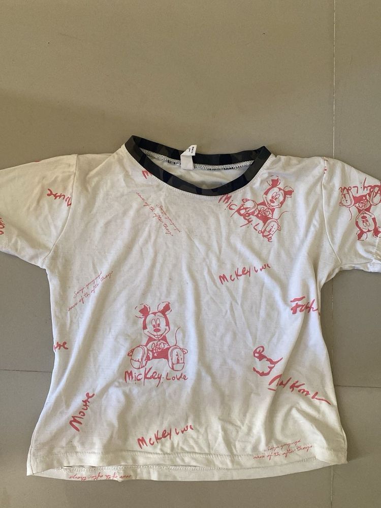 soft Mickey Mouse Graphic T-Shirt