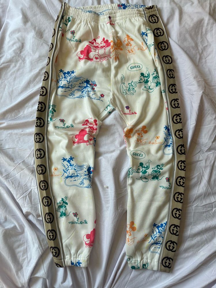 rare gucci x disnep jogger
