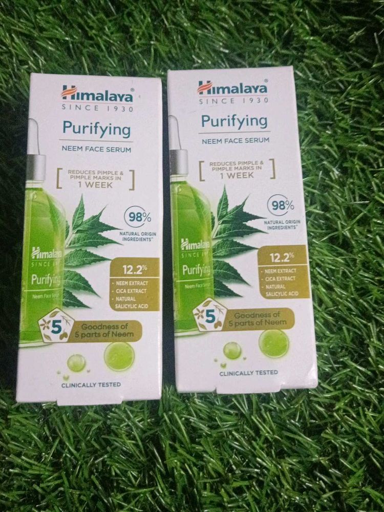 2 Himalaya Purifying Neem Face Serum (15ml each)