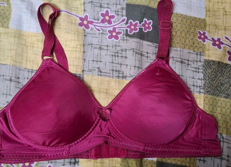 Comfortable Magenta Bra