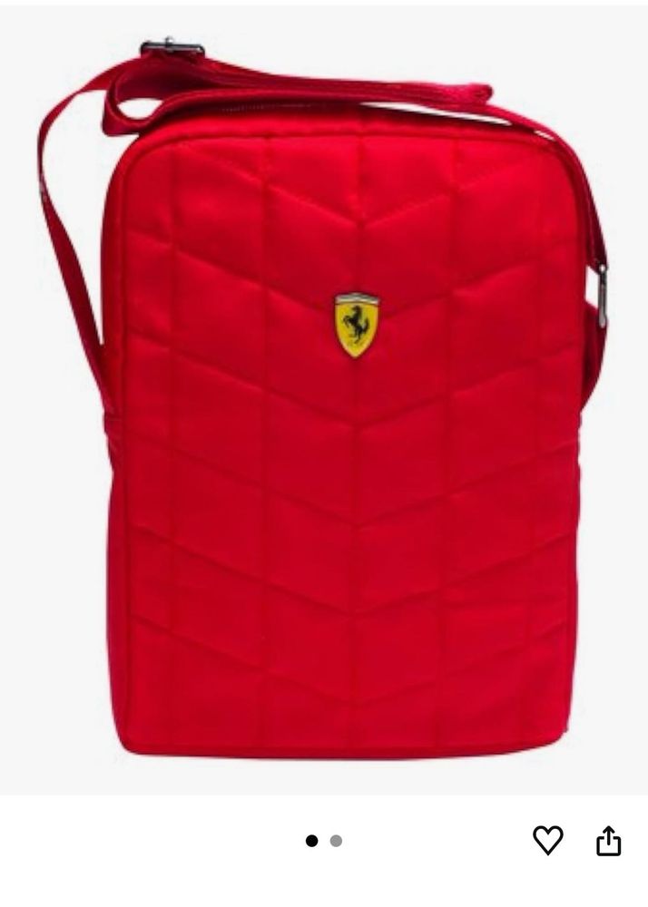OG Ferrari Unisex Red Sling Bag