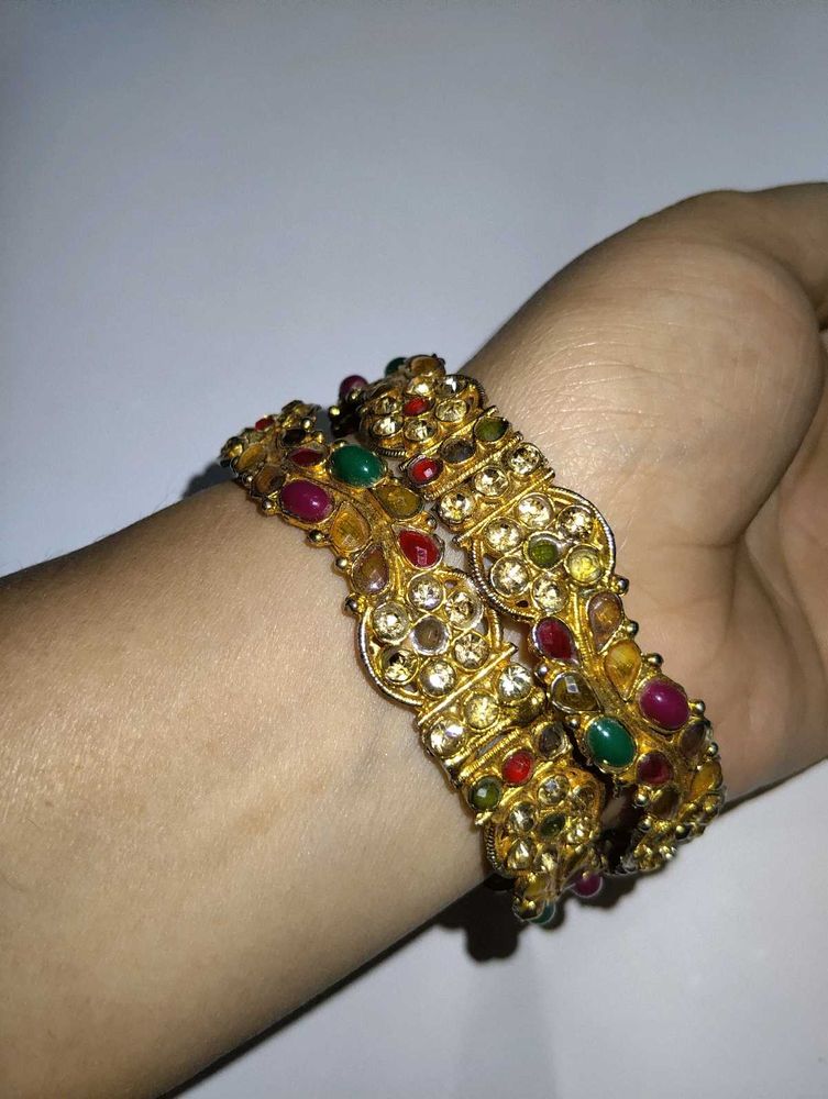 Designer Kada Bangle Set