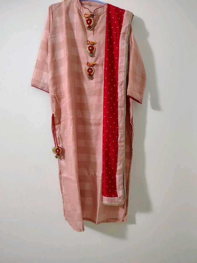 Elegant Kurta with Duppata